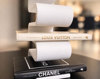 Sujetalibros de diseño moderno - decoración de biblioteca - sujetalibros minimalistas - accesorio decorativo