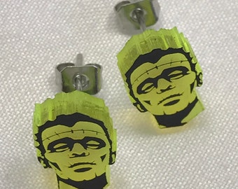 Frankenstein Color FX Earrings