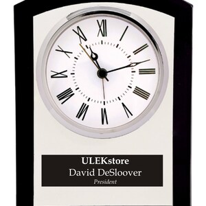 Personalized Glass Clock