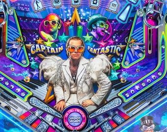 Diamond Wings Flipper Bat Toppers voor Jersey Jack's Elton John flipperkast (set van 3)
