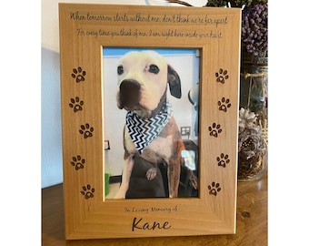 Pet Memorial, Pet Loss, Pet Loss Gift, Dog Loss, Memorial Frame, Pet Memorial Frame, Pet Sympathy Gift, Cat Loss, Cat Memorial