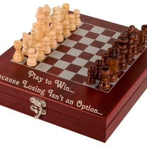 Custom Personalized Engraved Chess Set