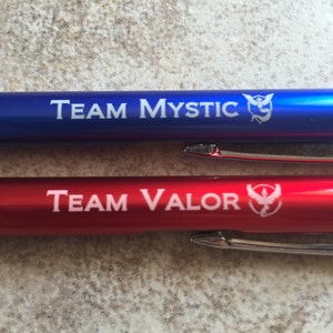 Team Mystic / Team Valor Pens (Single Pen)