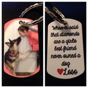 Personalized Dog Tag Necklace/Keychain - BRAND NEW