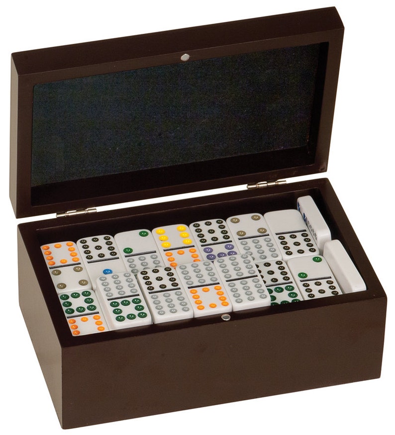 Personalized Dominoes Set Includes 92 Dominoes image 1