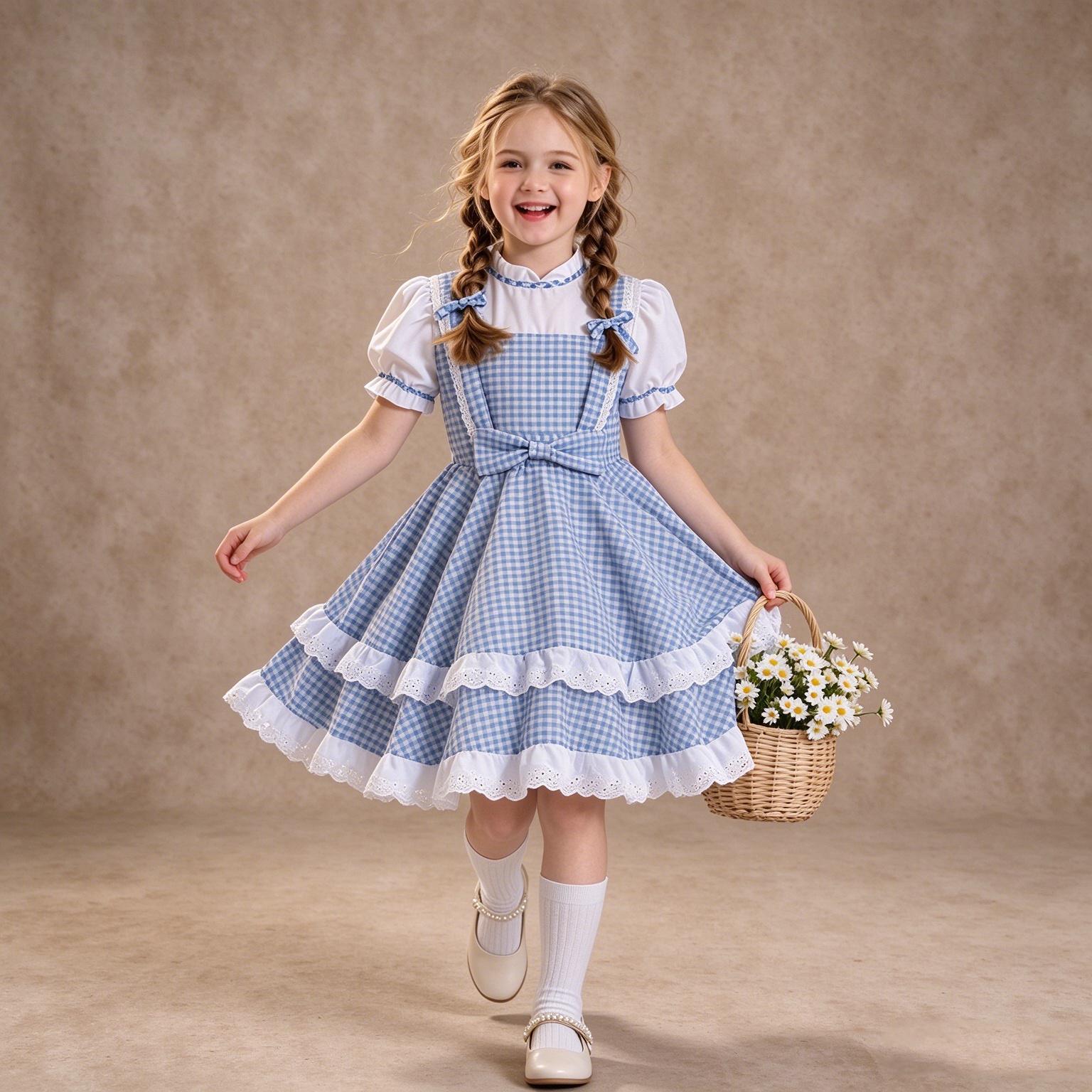 Blue Gingham Pinafore Dress - Etsy