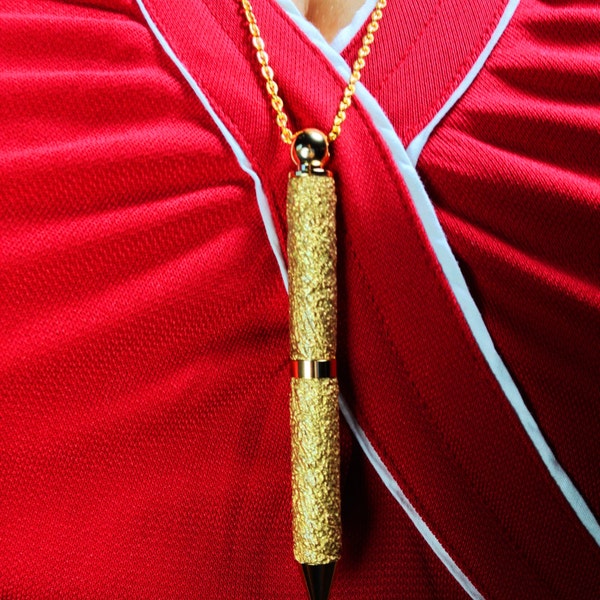 Holloway Handmade Pen Necklace - Inspired by Mad Men