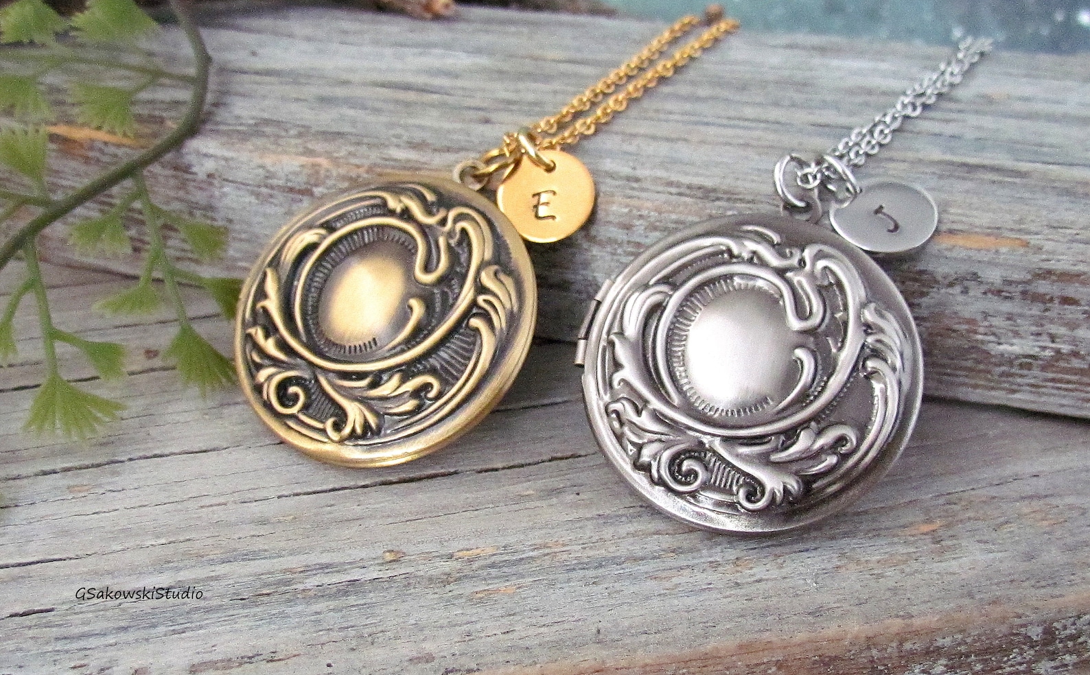 Locket necklace personalized Clearance