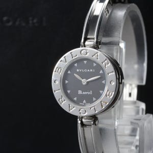 Vintage Boxed BVLGARI B.zero1 BZ22S Black Dial 22mm Size Women's Quartz Watch