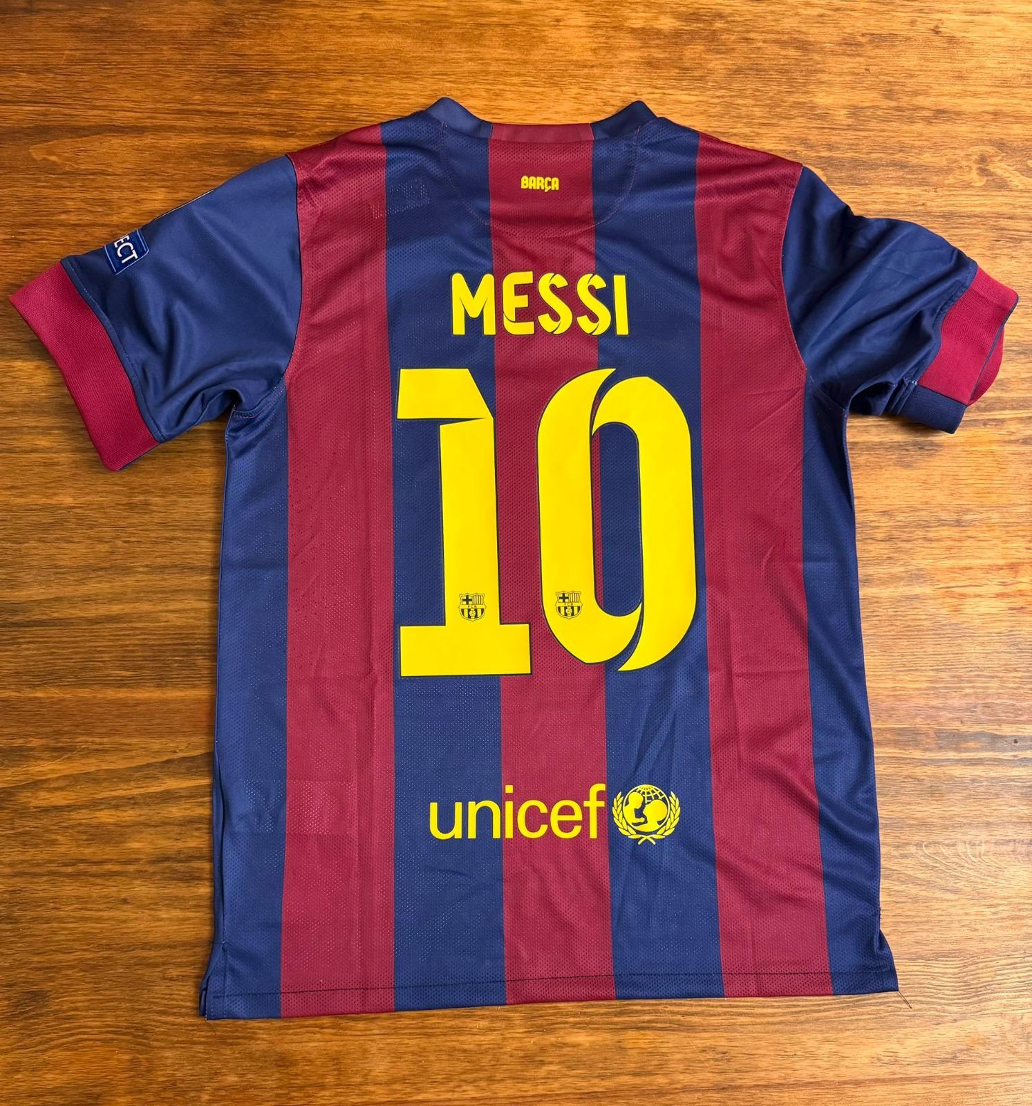 Retro Messi Jersey Barcelona - Etsy