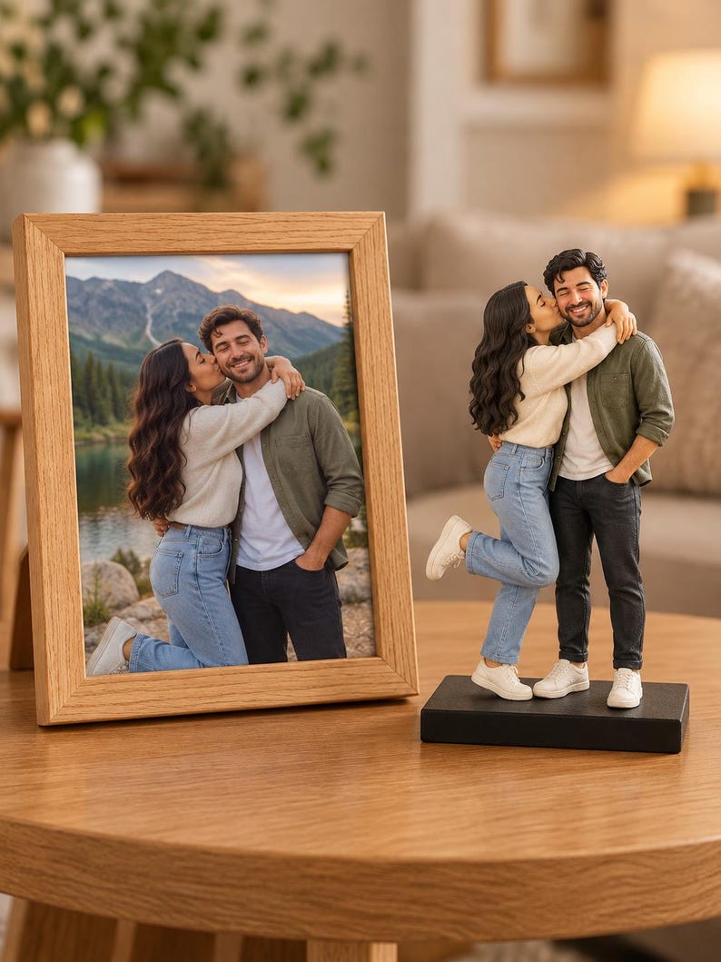 Custom 3D Figurine From Photo With NFC, Personalized Mini Me Statue ...