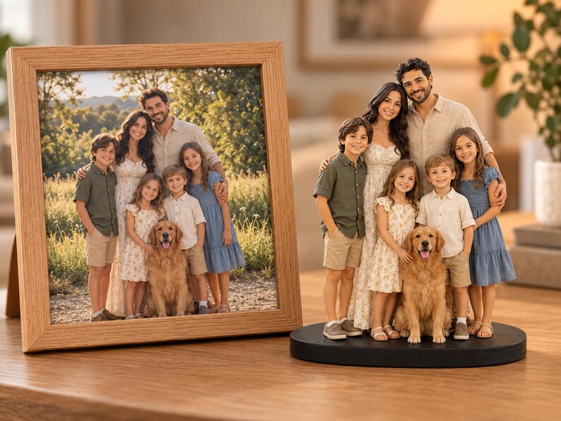 Custom 3D Figurine From Photo With NFC, Personalized Mini Me Statue ...
