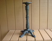 Vintage Black Cast Metal Gumball Machine Stand Table Base