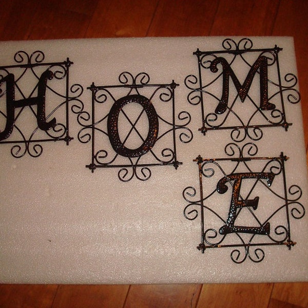 Wrought Iron Letters - Etsy
