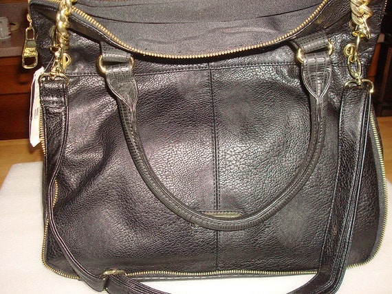 steve madden big black purse