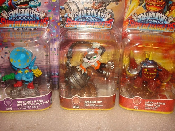 Three Different Skylanders Super Chargers NOS (SOLD SEPERATELY)