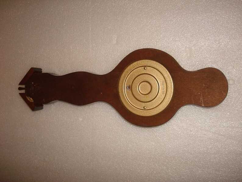 Vintage Hoffritz NY Germany Thermometer Barometer Wood And Etsy