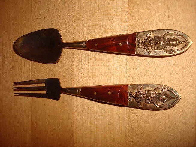 Vintage 19 Piece Johnys Gems Bronze / Brass and Rosewood