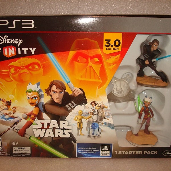 Disney Infinity Star Wars Video Game Starter Pack For PS3 (NOS)