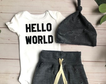 blue baby boy clothes, baby boy coming home outfit, Blue Newborn Boy Coming Home Outfit,  home outfit, hello world baby Outfit, preemie boy