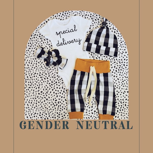 Newborn Coming Home Outfit Gender Neutral, Gender Neutral Take Home Outfit, Baby Gender Neutral  coming home outfit, Preemie gender neutral