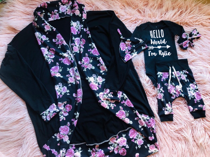 mommy and me take home outfits