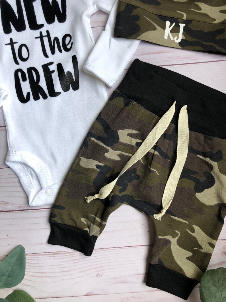 Newborn Boy Coming Home Outfit Camo Newborn Boy Coming Home Etsy