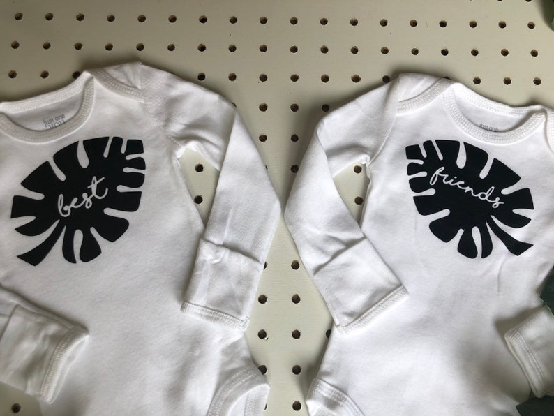 twins outfit cousins onesies newborn boy twins onesies Newborn Onesie Newborn Bodysuit best friends bodysuits Best friends onesies