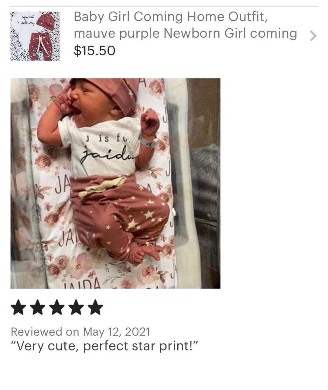 Purple coming home outfit hotsell