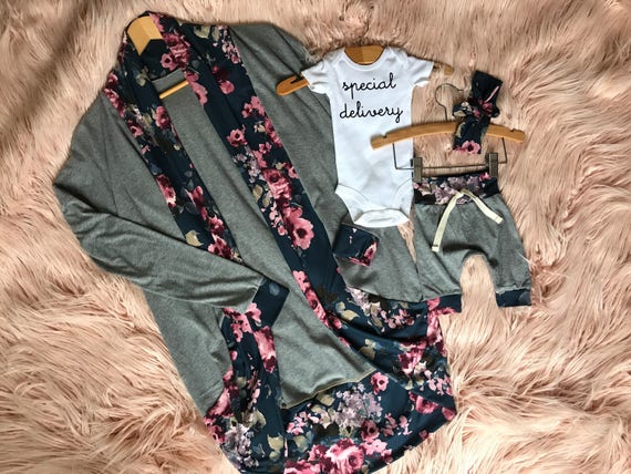 Mommy and Me Newborn Girls Take Home Outfit Newborn Girl Coming Home Outfit Newborn Floral Outfit Brand New Clothing Set Preemie Etsy