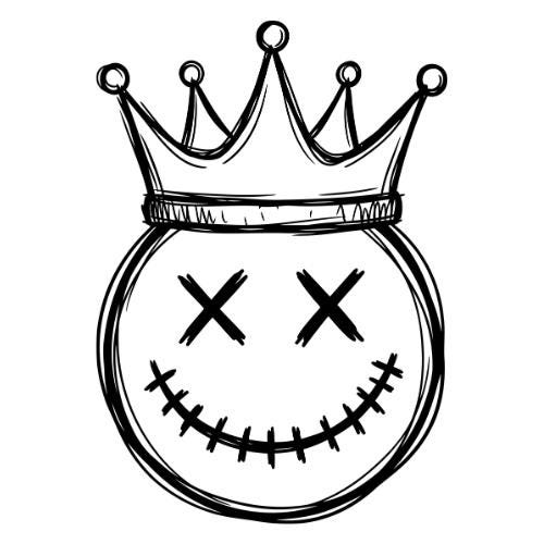 Smiley Face X Eyes Decal - Etsy