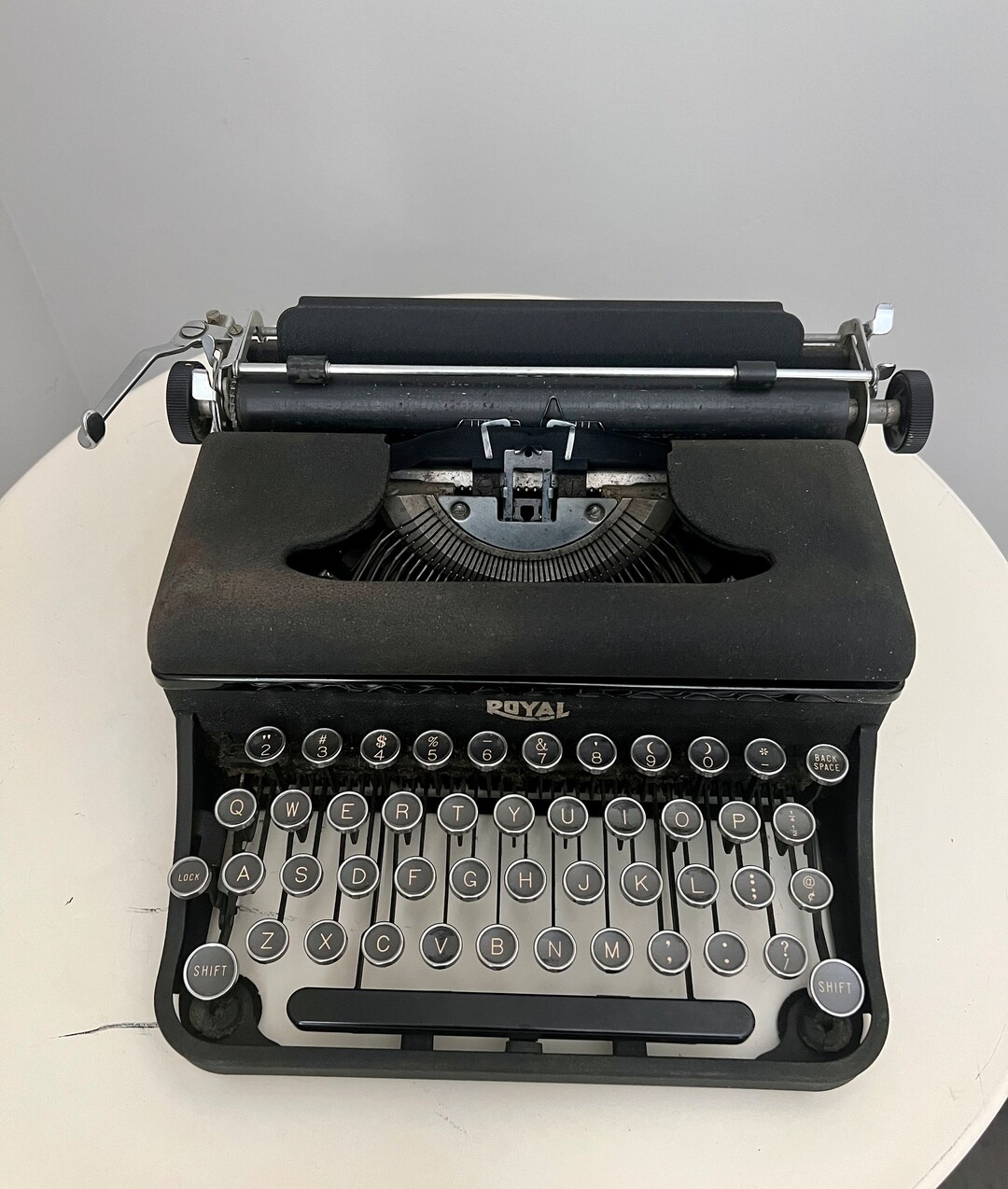 Antique Royal Typewriter 1938 Model U Portable Royal Typewriter