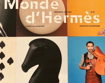 Le Monde d Hermes 2024 Catálogo Hermes No 84 Versión francesa Publicidad de Hermes