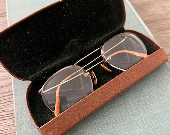 Vintage American Optics 12K Gold Filled Frameless Eyeglasses