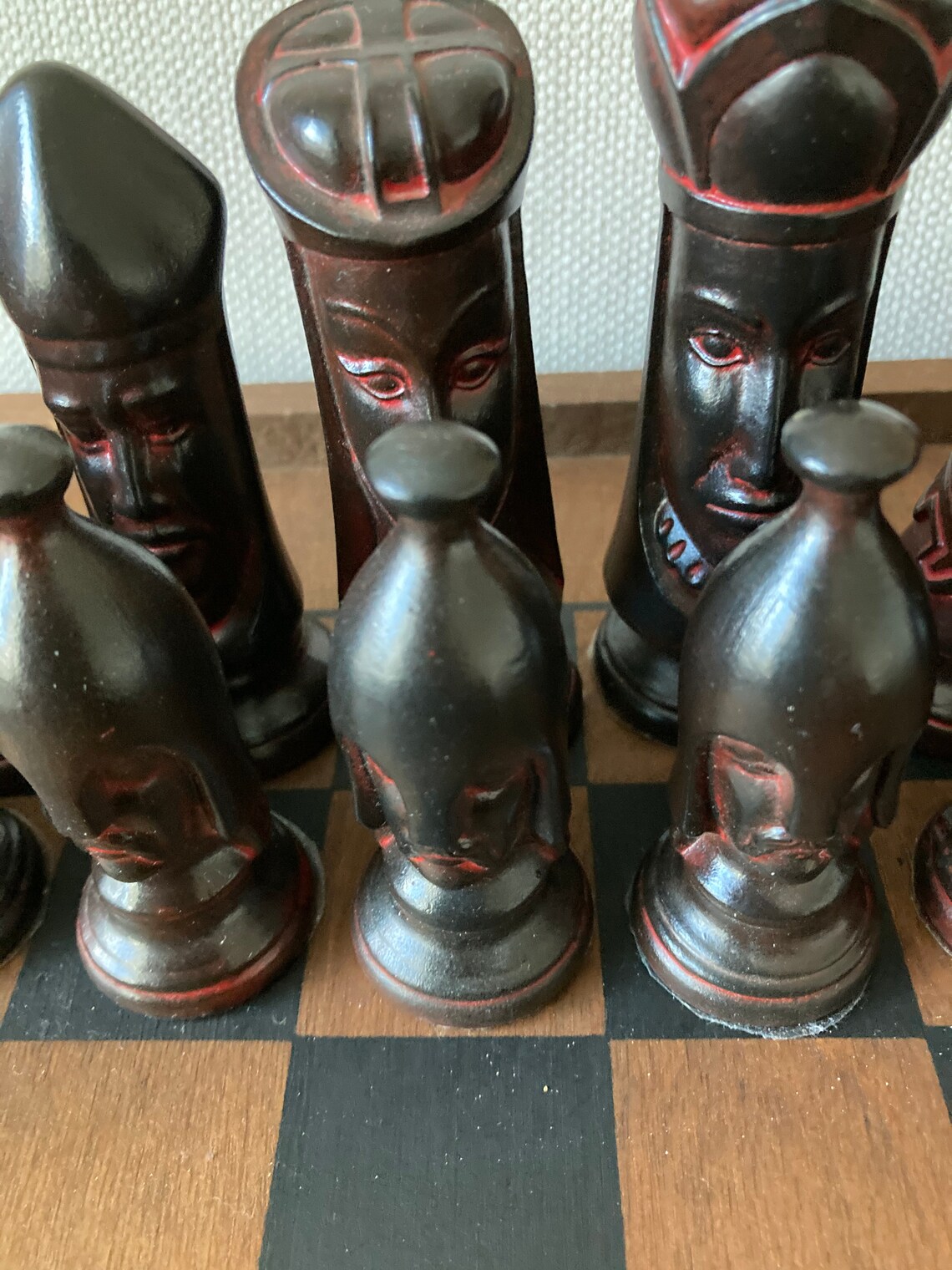 duncan medieval chess set