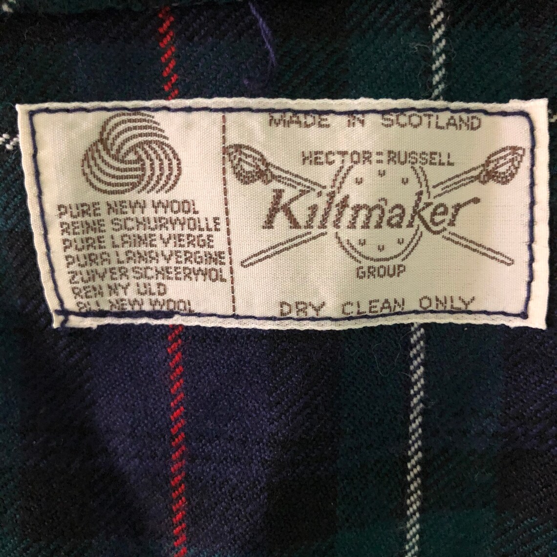 Vintage Scottish Kilt Hector Russel Kiltmaker Made in Scotland | Etsy