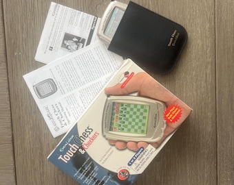 Vintage Excalibur Touch Chess & Checkers: Electronic Travel Game
