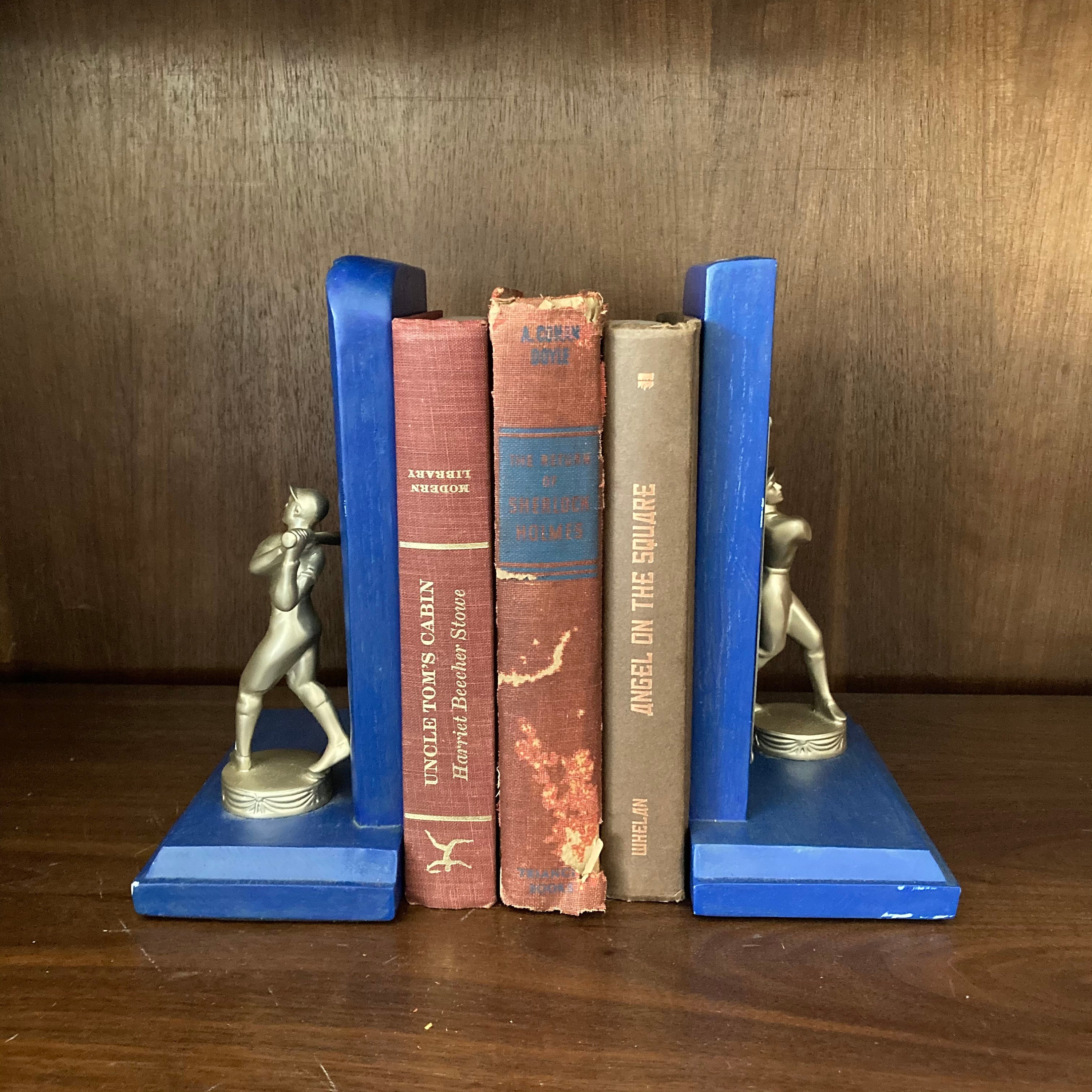 baseball players decorative bookends baseball players decorative bookends