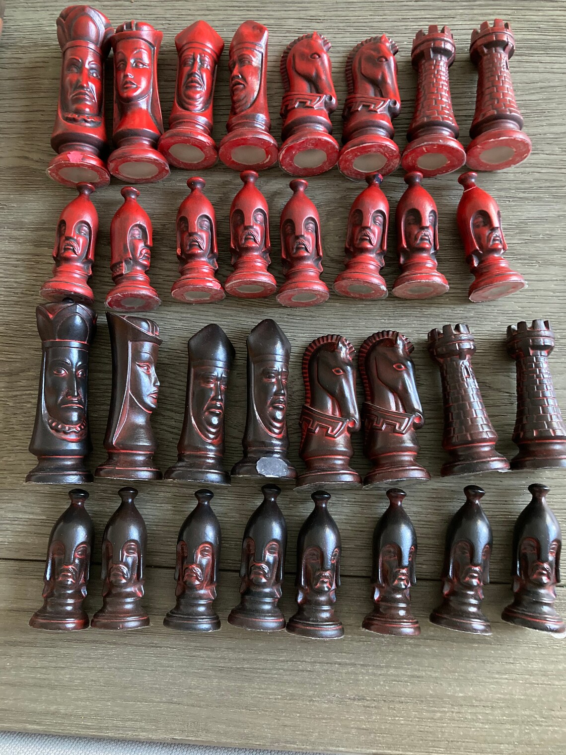 duncan medieval chess set