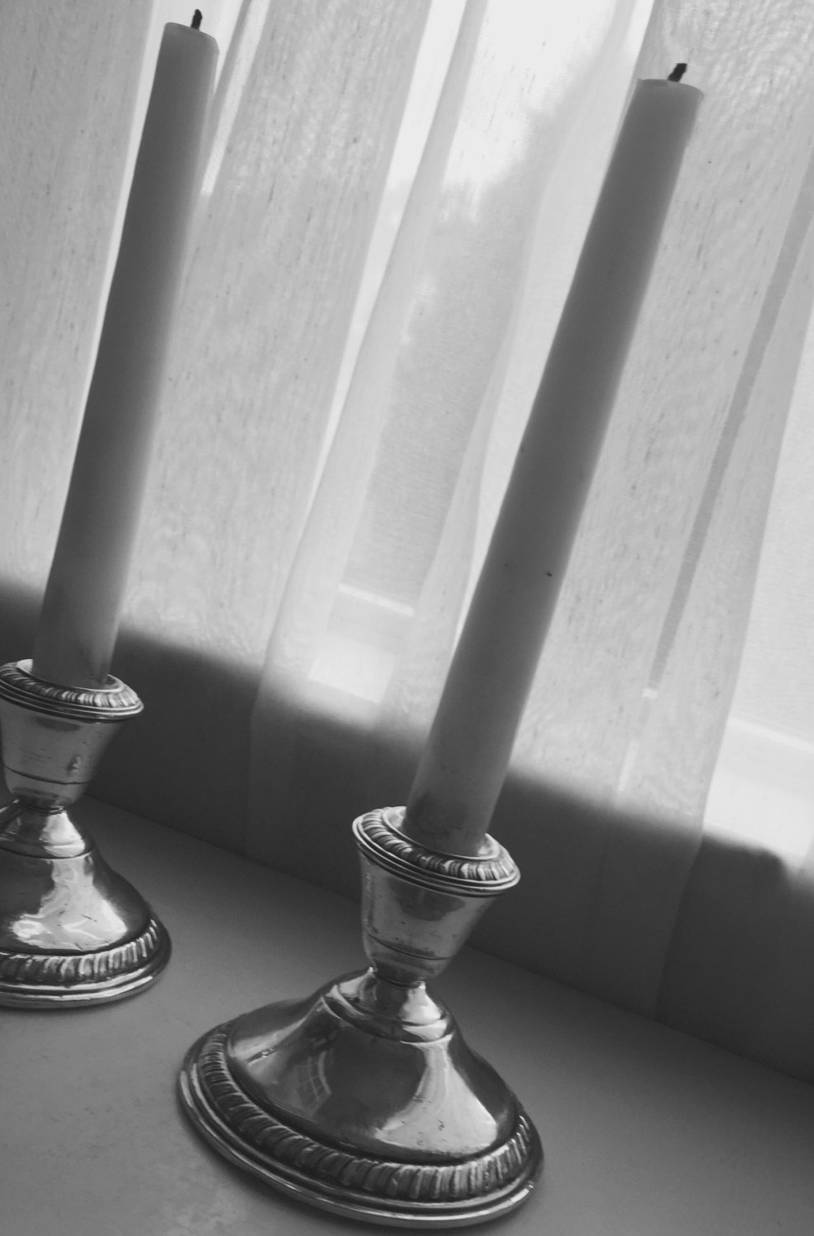 2 Pair Sterling Silver Candle Holders 4 Pcs Silver Etsy