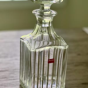 Baccarat Harmonie Square Whiskey Decanter Heavy Crystal Liquor Decanter Collectible Liquor Decanter Scotch Whiskey Crystal Made in France