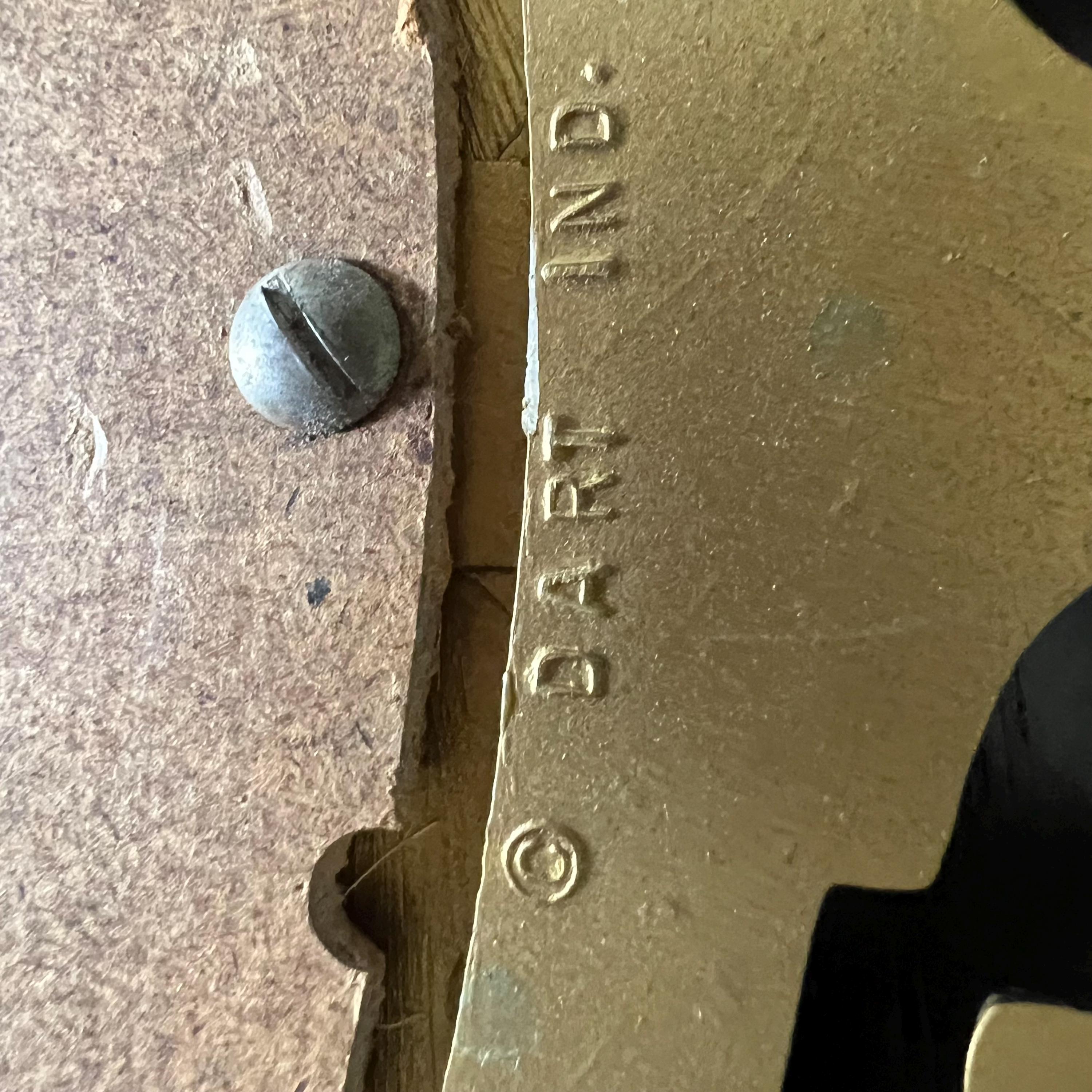 ヴィンテージオーバルゴールドギルトミラー：ハリウッドリージェンシー