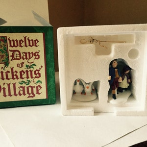 Six Geese A Laying Vintage Twelve Days Of Dickens Village Dept 56 image 5