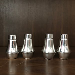 Sterling Silver Salt & Pepper Shakers 2 Identical Pairs 4 Piece Vintage Duchin Sterling Shakers Wedding Gifts Dining Table Decor