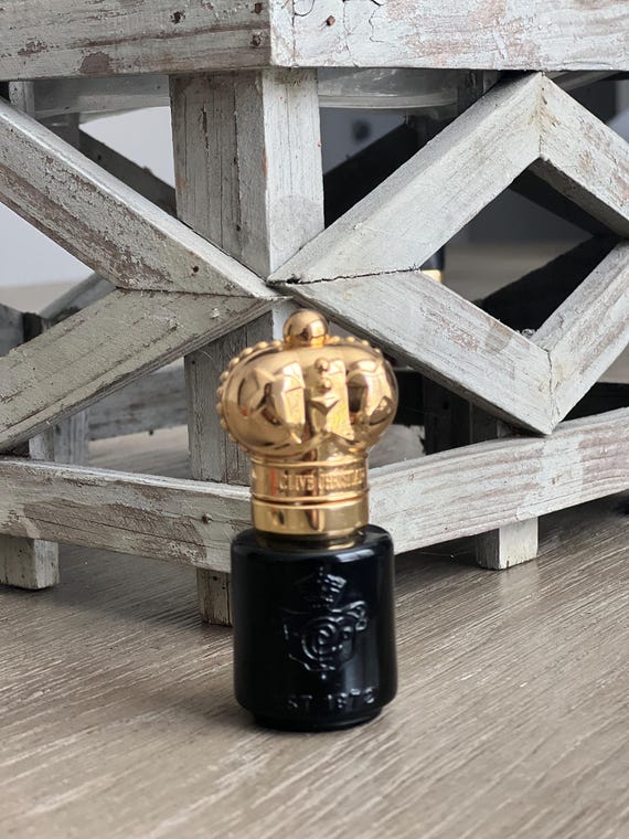 Vintage Clive Christian X for Women Perfume 10ml Black Bottle Gold 