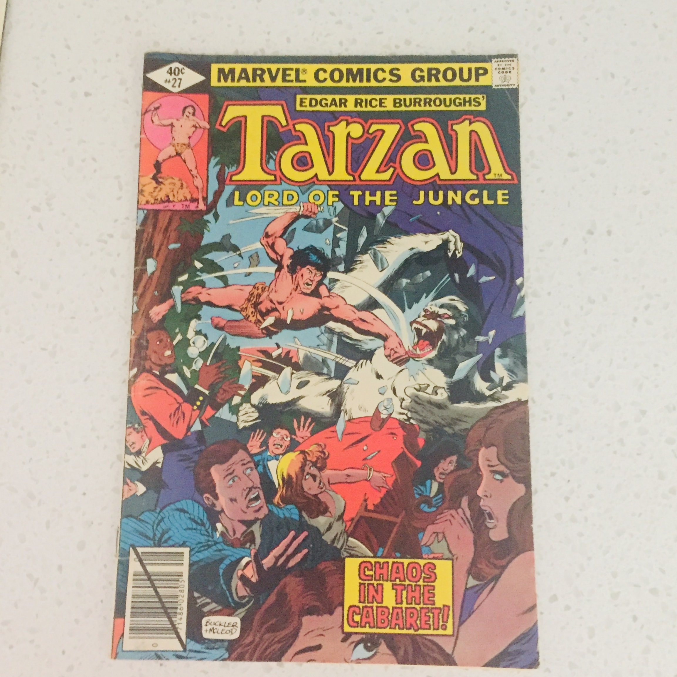 70'S★ターザン★ベルト バックル★12★ビンテージ★アメコミ★漫画★ヒーロー マーベルコミック ターザン VF 8.0 ジャングルの王 第1巻 #27,28,29