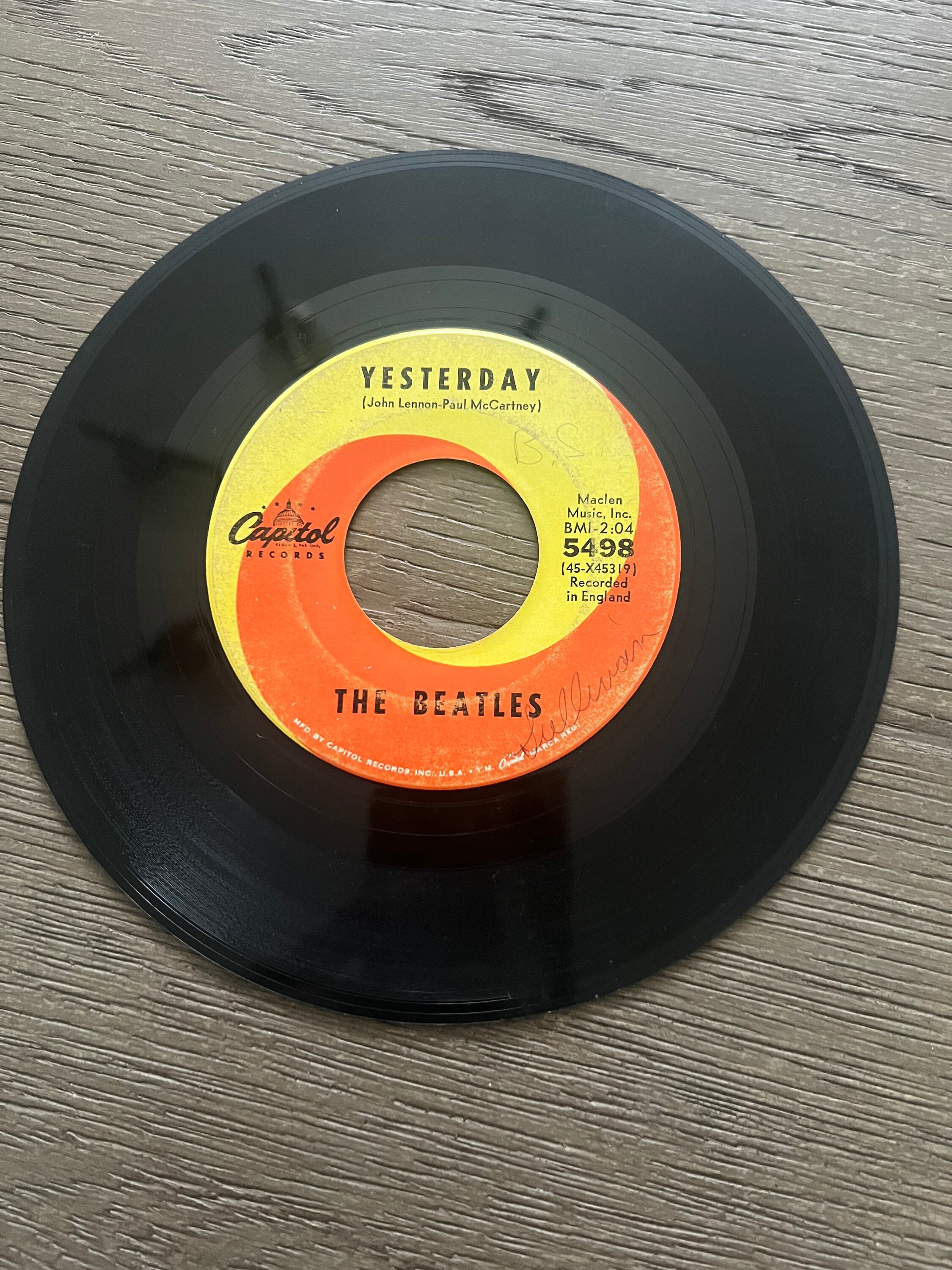 ビートルズ ビニール 5枚セット キャピタルレコード 2056、5327、5371