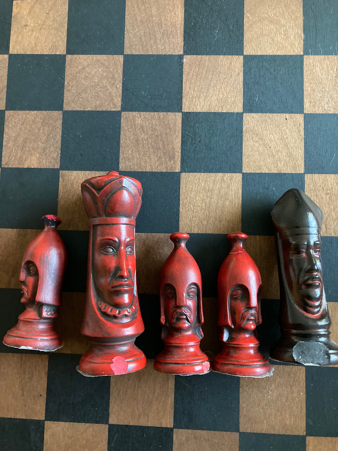 duncan medieval chess set