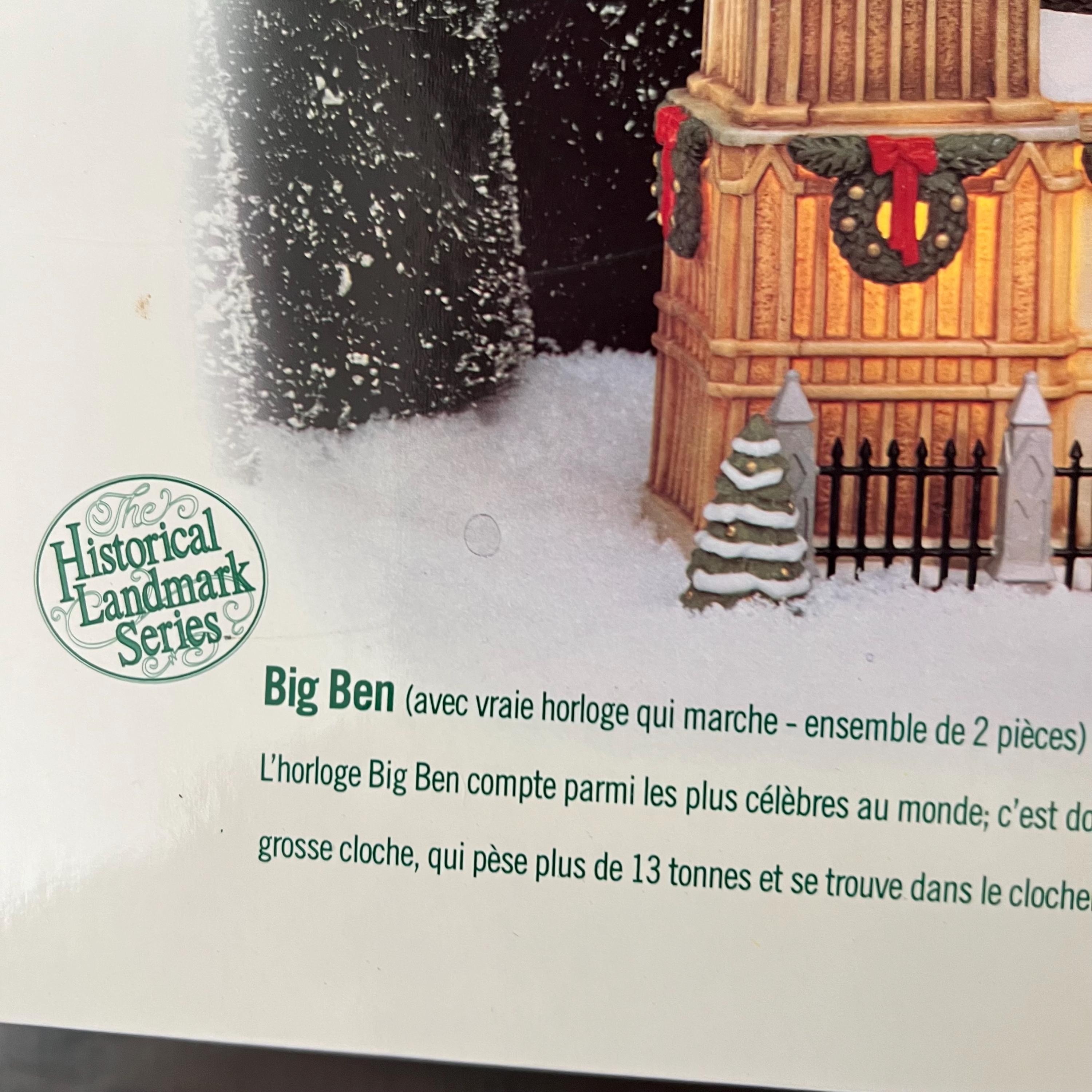 Department 56 Big Ben Figurine: Historical Landmark Series, London