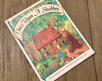 Once Upon a Shabbos by Jacquline Jules English With Yiddish Words Jewish Children’s Book